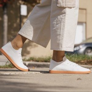 Suavs Women's The Zilker Gum White Marshmallow Sneakers Shoes Minimalist Trainer